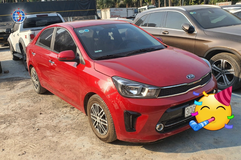 Thông báo đấu giá 01 xe ô tô nhãn hiệu KIA SOLUTO màu Đỏ